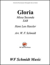 Gloria SAB choral sheet music cover